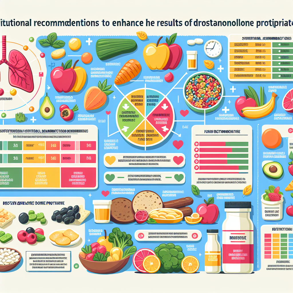 Recommandations nutritionnelles pour améliorer les résultats du Drostanolone Propionate