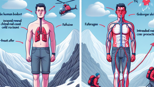 Utilisation de l'hormone de croissance dans des conditions de haute altitude : effet adaptatif