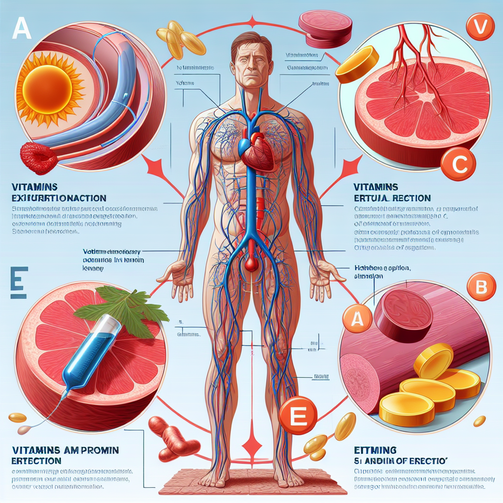 Vitamines A, E, C pour la fonction vasculaire et l'érection