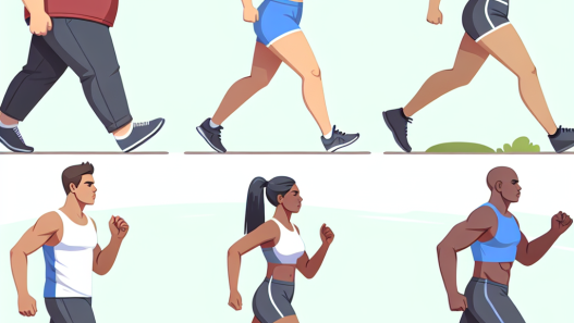 Caractéristiques de la marche régulière pour la perte de poids chez les sportifs de différents niveaux d'entraînement physique