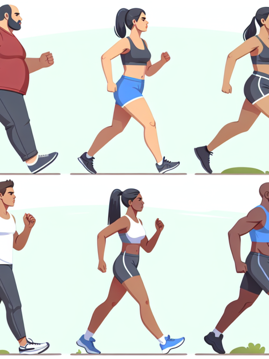 Caractéristiques de la marche régulière pour la perte de poids chez les sportifs de différents niveaux d'entraînement physique