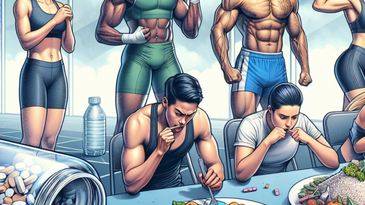 Comprimés d'oxymétholone et modifications de l'appétit chez les sportifs