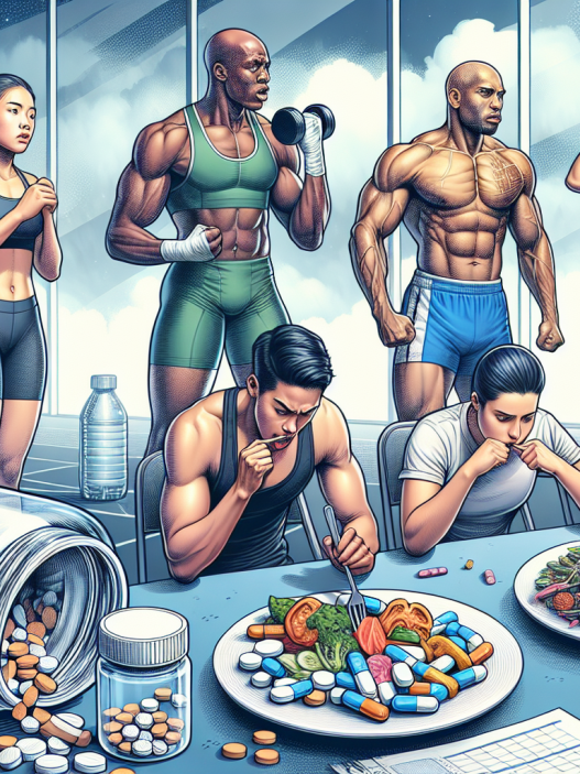 Comprimés d'oxymétholone et modifications de l'appétit chez les sportifs