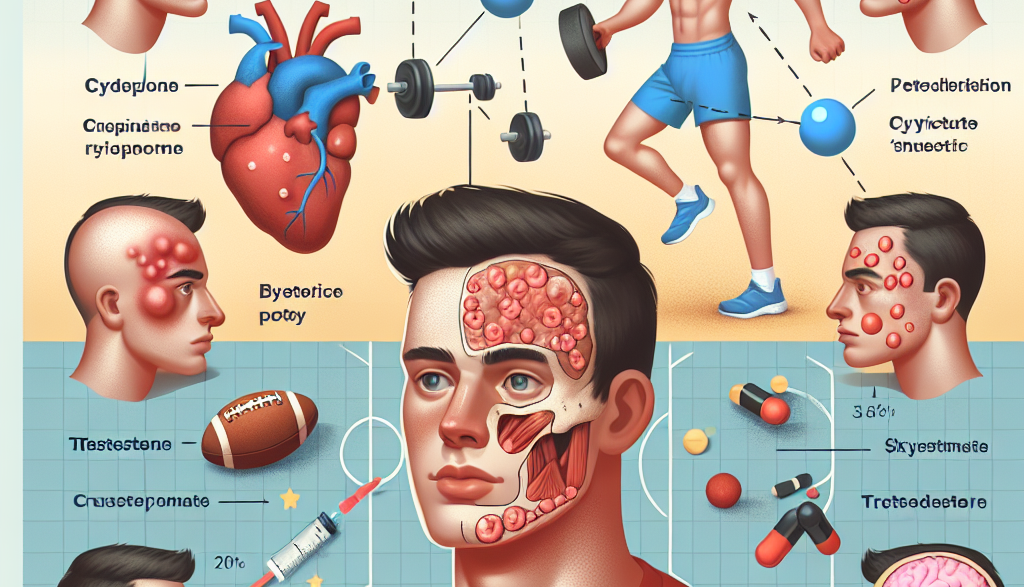 Effet du cypionate de testostérone sur le développement de l'acné chez les sportifs