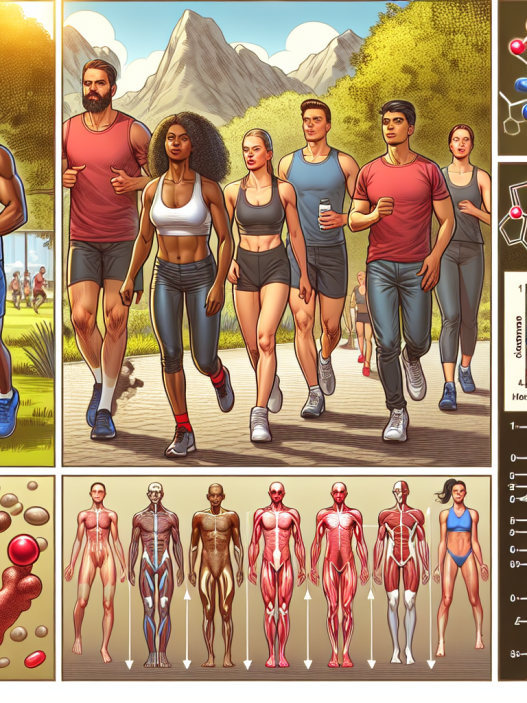 Influence de la marche sur la régulation hormonale chez les athlètes