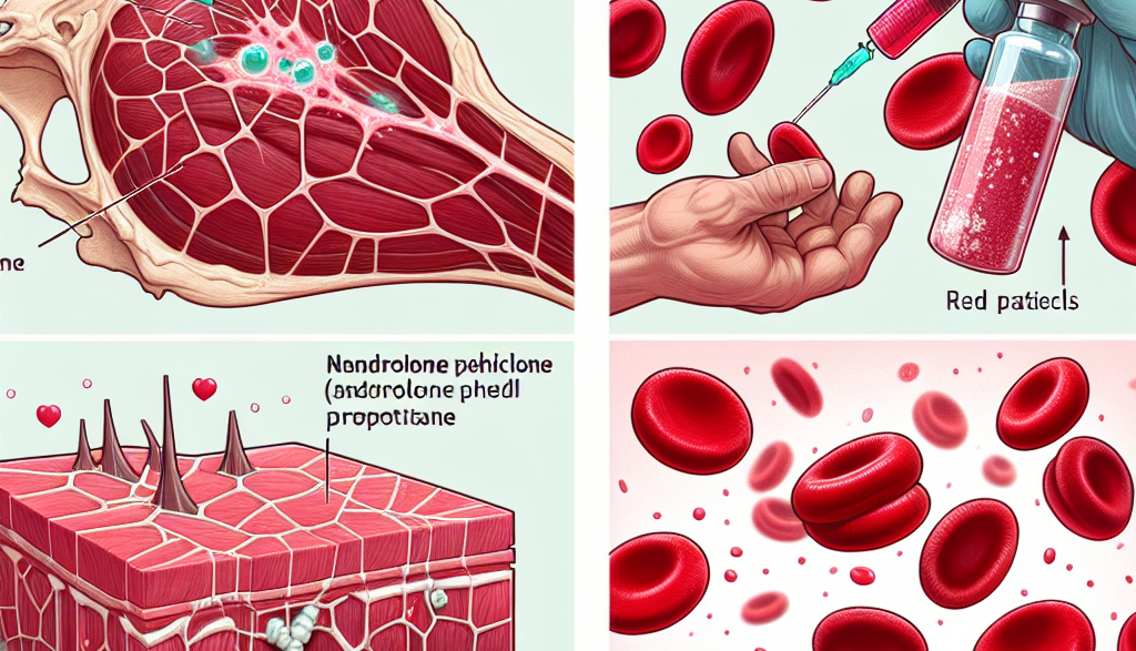 Injection de phénylpropionate de nandrolone pour la synthèse du collagène dans les viandes et les sous-globules rouges