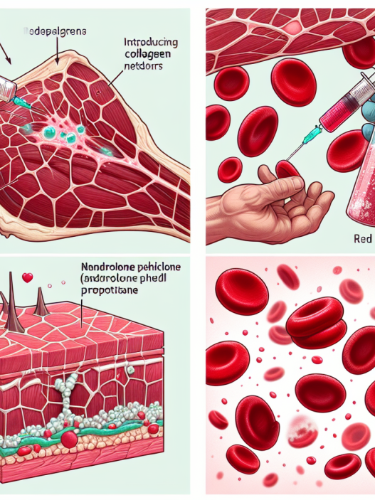 Injection de phénylpropionate de nandrolone pour la synthèse du collagène dans les viandes et les sous-globules rouges