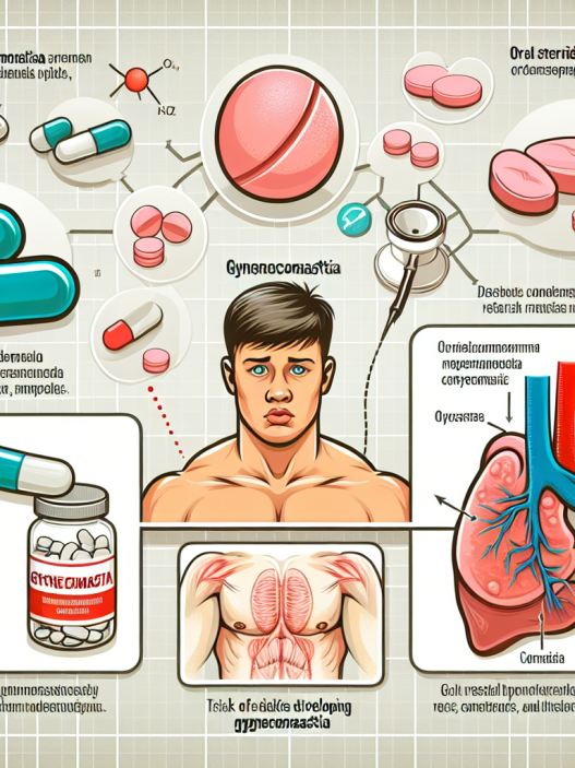 Les stéroïdes oraux et les risques de développement d'une gynécomastie
