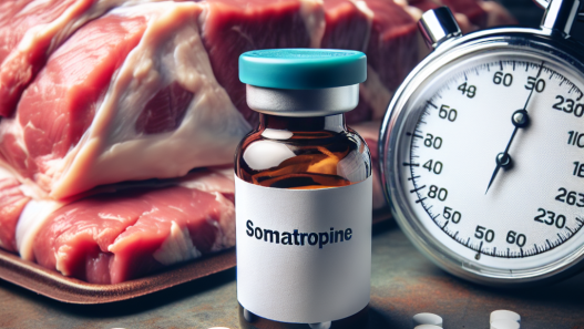 Somatropine et le soutien de la masse carnée durent une heure.