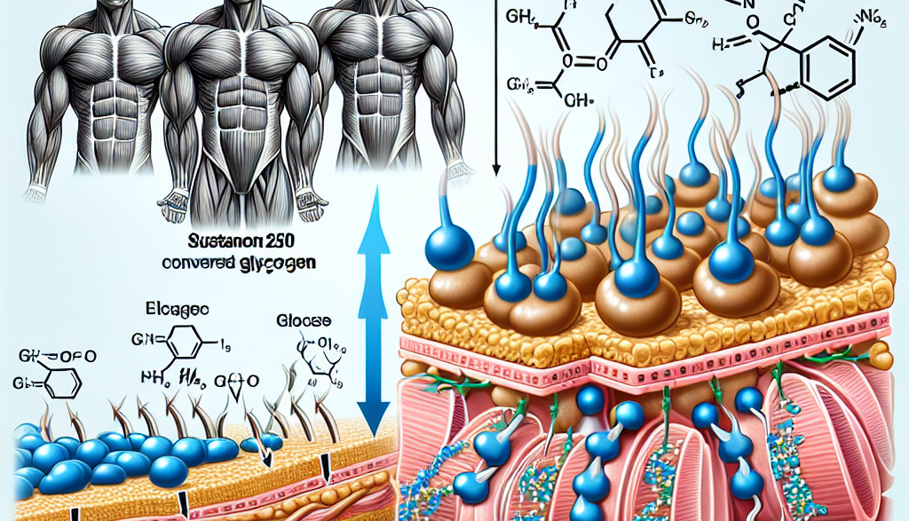 Sustanon 250 et son effet sur la glycogénose dans les muscles