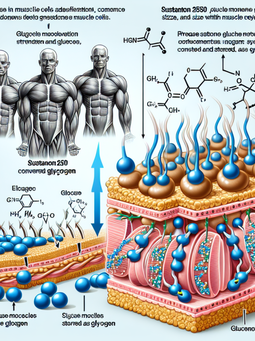 Sustanon 250 et son effet sur la glycogénose dans les muscles