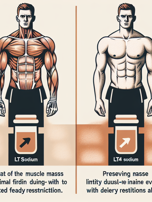 Avantages du LT4 sodium pour préserver la masse musculaire lors de restrictions alimentaires