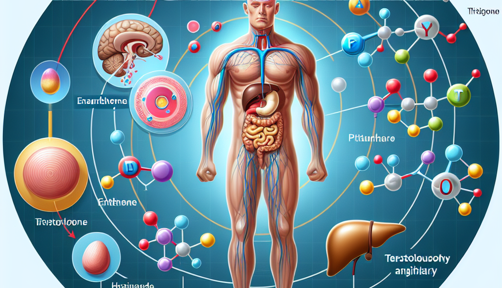 Comment l'énanthate de tréstolone affecte-t-il l'axe hypothalamo-hypophysaire ?
