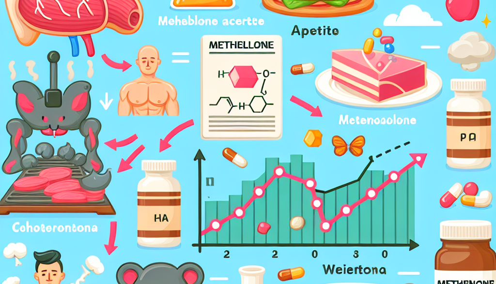 Effet de l'acétate de méthénolone sur l'appétit et le métabolisme