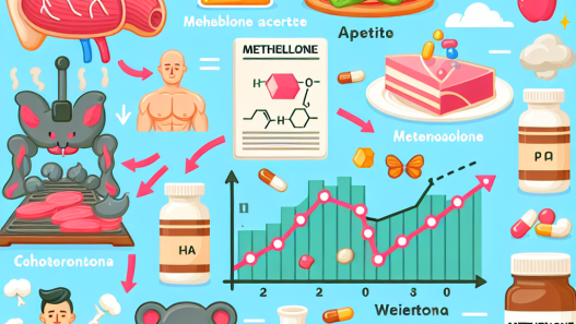 Effet de l'acétate de méthénolone sur l'appétit et le métabolisme