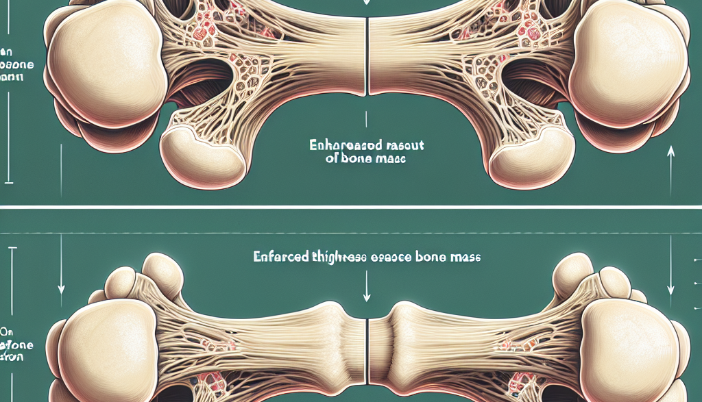 Effet de l'énanthate de tréstolone sur la masse osseuse