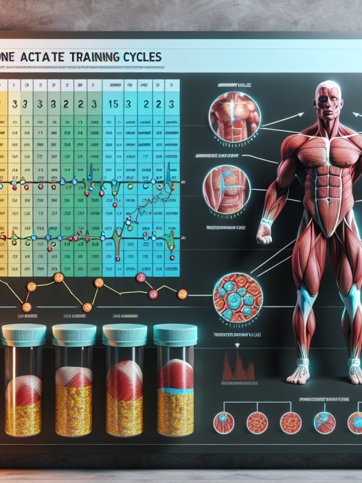 Effets de l'acétate de trestolone lors de cycles d'entraînement alternés
