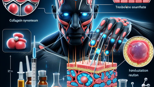 Synthèse du collagène lors de l'utilisation de l'Enanthate de trenbolone