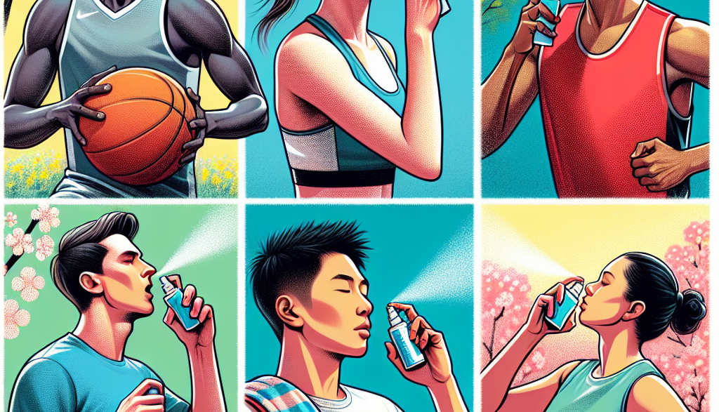 Utilisation de sprays antihistaminiques chez les sportifs souffrant de rhinite saisonnière