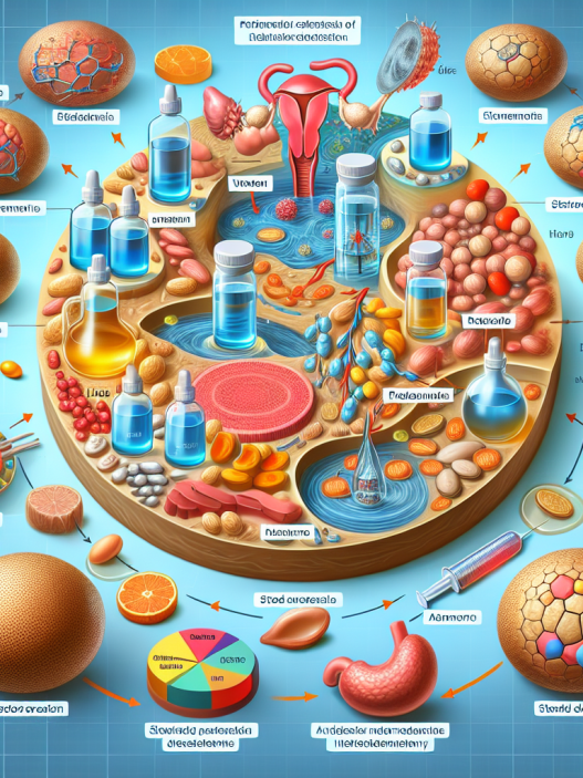 Cure de stéroïdes et effet sur le métabolisme hydrolipidique