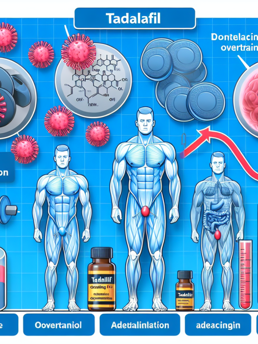 Effet du tadalafil sur la réduction des symptômes de surentraînement