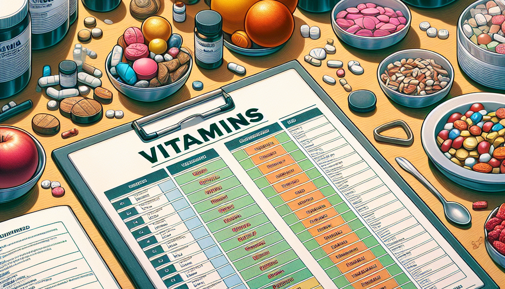 L'utilisation des vitamines pendant les cures de stéroïdes