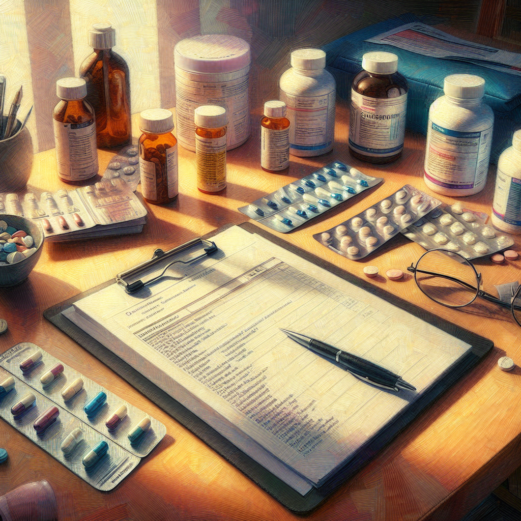 Comment préparer la liste des médicaments et des compléments alimentaires avant la consultation