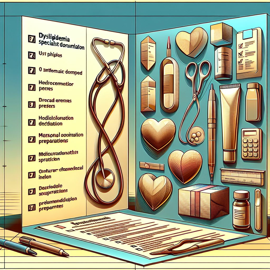 Liste de contrôle pour préparer une consultation avec un médecin spécialisé dans la dyslipidémie